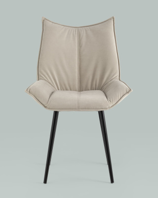 Стул Осло велюр бежевый. Фото