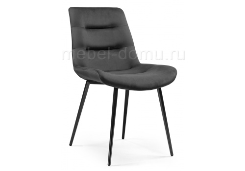 Стул Орди графитовый / черный глянец. Фото №1