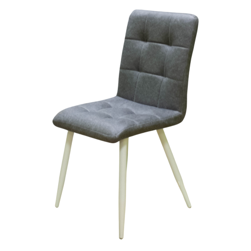 Стул Доби (Каркас (белый 9016 матовый) тк. коллекции Safari серый 018). Фото №8