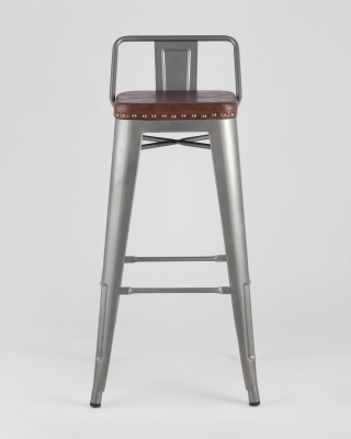 Стул барный TOLIX SOFT серебристый фото Стул барный TOLIX SOFT серебристый. Фото №4