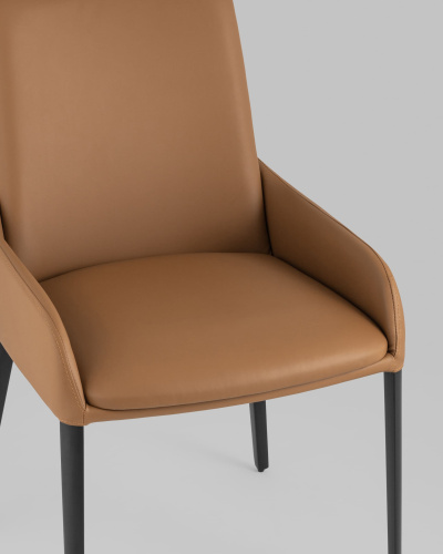 Стул Челси экокожа коричневый. Фото №9