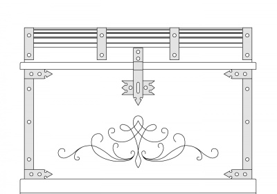 Сундук-обувница Викинг - 01. Фото №4