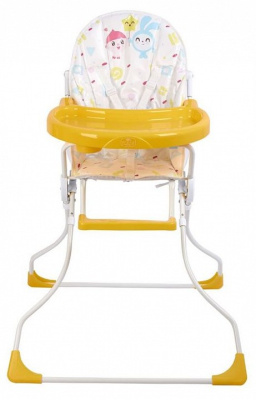 Стул для кормления Polini Kids Малышарики Солнечный день, белый. Фото №3
